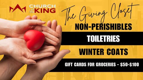 Join us As COTK Lives Generously Join us As COTK Lives Generously