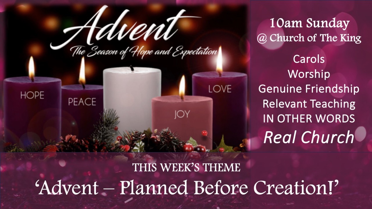 Advent - Planned Before Creation