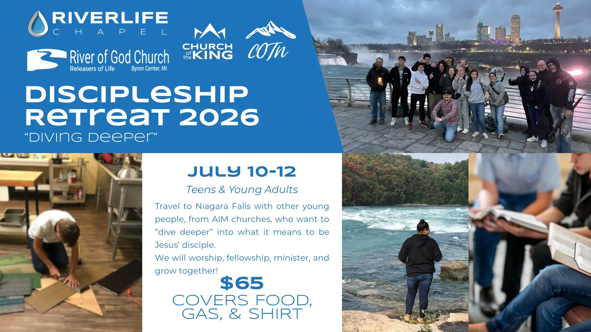 Discipleship Retreat July 10-12 Discipleship Retreat July 10-12