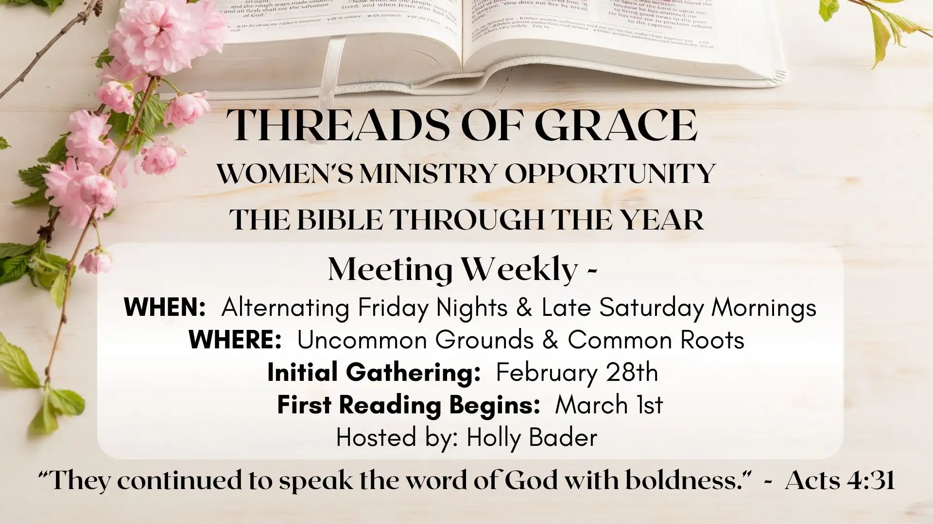 Threads of Grace Women Threads of Grace Women