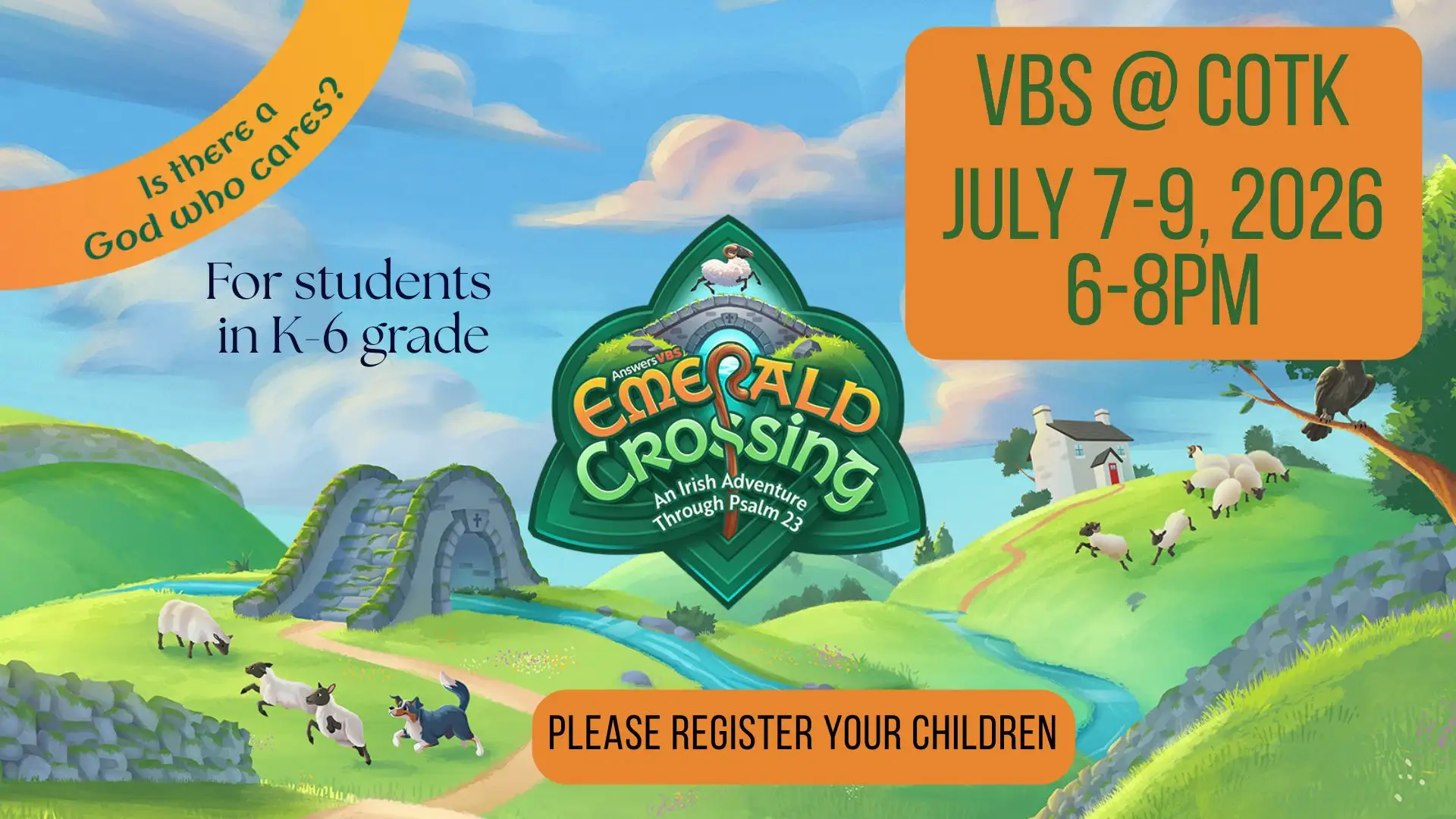 Emerald Crossing VBS July 7-9 Emerald Crossing VBS July 7-9